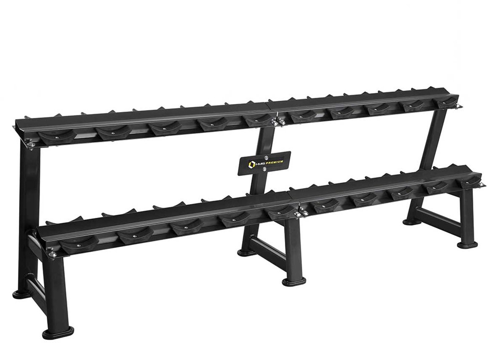HMS Premium 2-laags Dumbbell Opbergrek