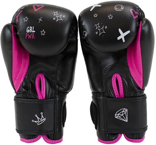 Super Pro Combat Gear Bokshandschoenen Kids Bear - Zwart/Roze-3