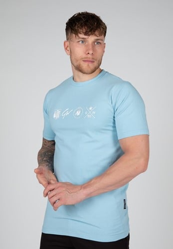 Gorilla Wear Swanton T-Shirt - Blauw - XL