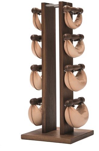 Nohrd Swing Bell Toren Set - Walnoot - 2-4-6-8 kg