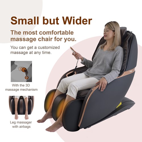 TChair TC-296 Elektrische Massagestoel - Bruin