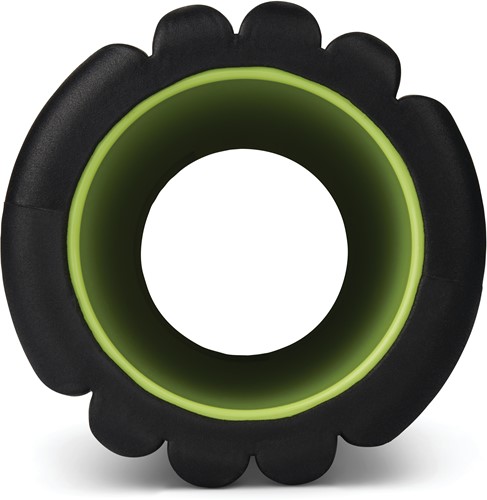 Triggerpoint Foam Roller Grid Travel - Zwart/Lime-3