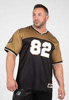 Gorilla Wear Trenton Football Jersey - Zwart/Goud - L