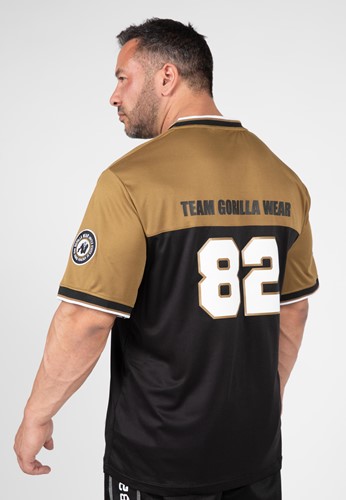 Gorilla Wear Trenton Football Jersey - Zwart/Goud-2