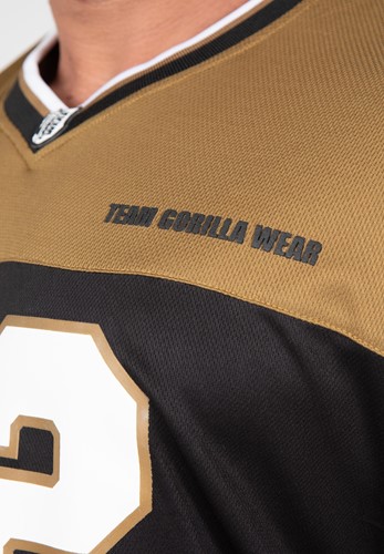 Trenton Football Jersey - Zwart/Goud