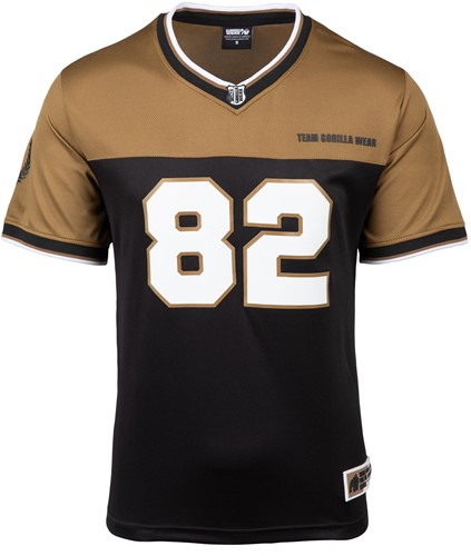 Trenton Football Jersey - Zwart/Goud