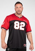 Gorilla Wear Trenton Football Jersey - Zwart/Rood - S