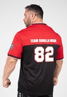 Gorilla Wear Trenton Football Jersey - Zwart/Rood-2