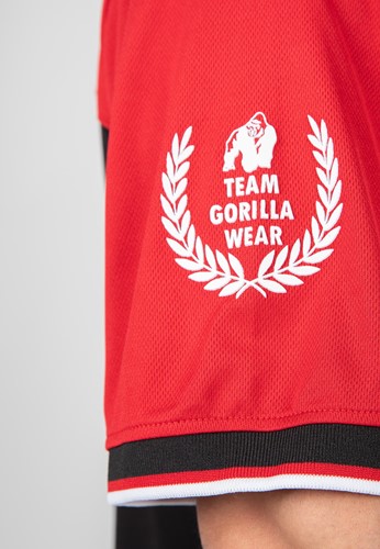 Trenton Football Jersey - Zwart/Rood