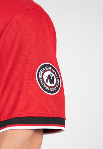 Trenton Football Jersey - Zwart/Rood