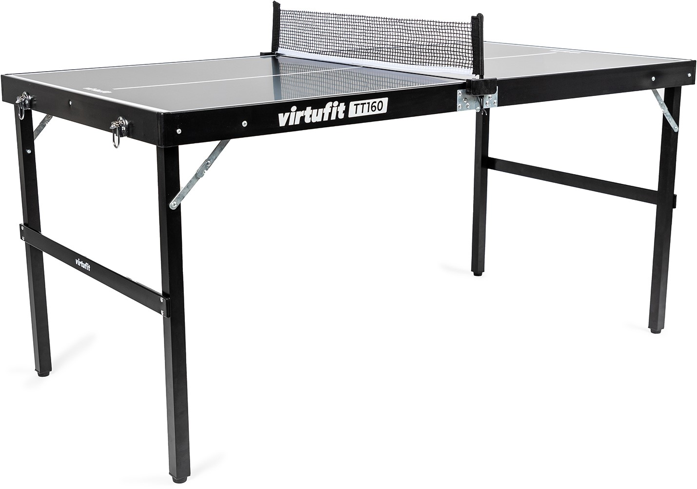 Glad gehandicapt ik heb honger VirtuFit Mini Tafeltennistafel TT160 - Met 2 Batjes en 3 Ballen |  Fitnessapparaat.nl