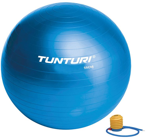 Tunturi Fitnessbal Gymbal Blauw - 55 cm