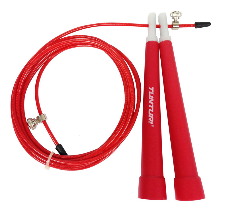 Tunturi Jump Rope Adjustable Lenght Red Stuk