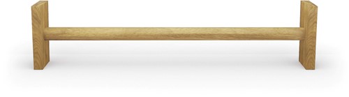 Nohrd WallBar Verhoging - 21,5 cm - Eiken