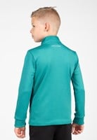 Gorilla Wear Vernon Kids Trainingsjas - Track Jacket - Groen/Blauw-2