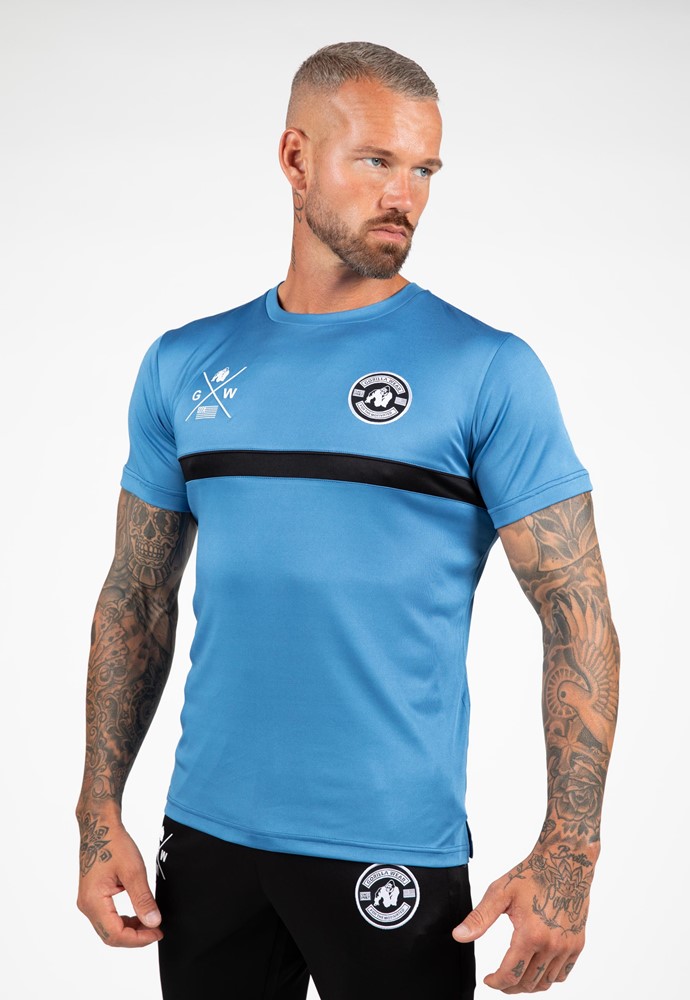 Gorilla Wear Vernon T-shirt - Blauw - XL