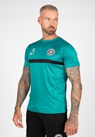 Gorilla Wear Vernon T-shirt - Groen/Blauw - 2XL