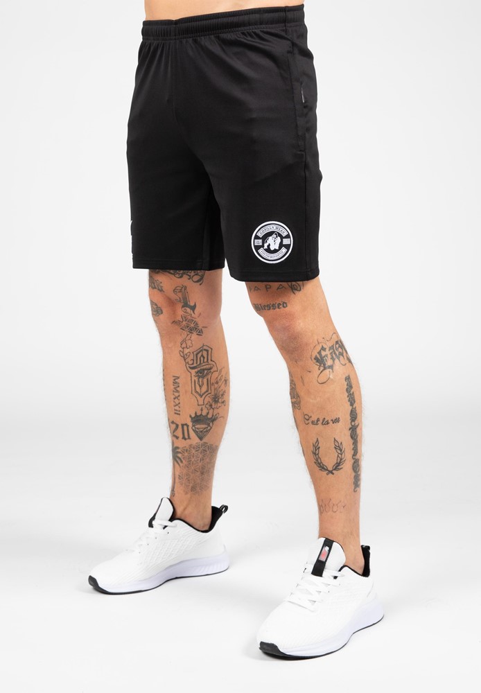Gorilla Wear Vernon Korte Broek - Track Shorts - Zwart - 3XL