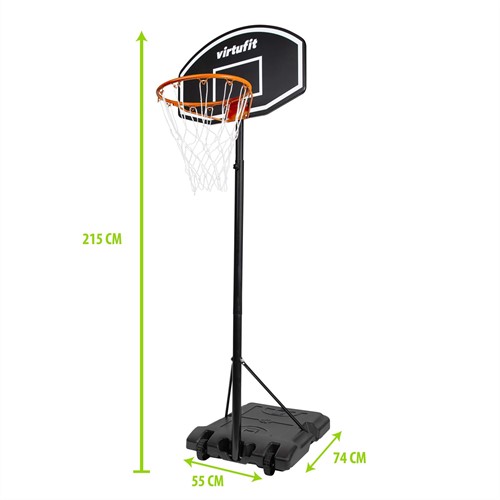 VirtuFit Verstelbare Basketbalpaal - 170 tot 215 cm - Tweedekans-3