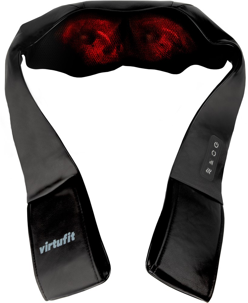 VirtuFit Draadloos Nekmassage kussen Pro - Shiatsu Massage Apparaat met Warmtefunctie