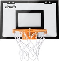 VirtuFit Pro Mini Basketbalbord met 2 Ballen en Pomp - Zwart-2