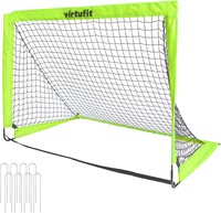 VirtuFit Pop-Up Voetbaldoelen Set - Voetbalgoals - 120 x 90 cm - Haringen