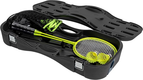 VirtuFit 2-in-1 Portable Badminton- en Tennis Set - Inclusief koffer en rackets