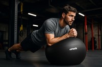 VirtuFit Anti-Burst Fitnessbal Pro - Gymbal - Swiss Ball - met Pomp - Zwart - 65 cm-2