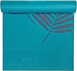 VirtuFit Premium Yogamat - 183 x 61 x 0,4 cm - Ocean Green Forest