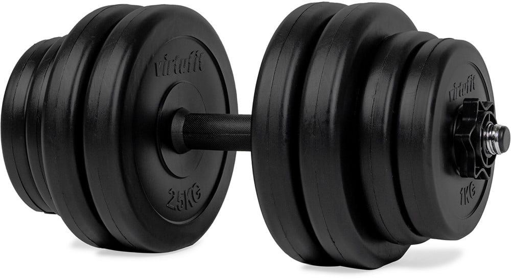 VirtuFit Verstelbare Dumbbell - Vinyl - 15 kg