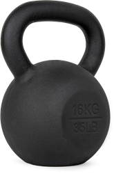 VirtuFit Kettlebell Pro - Kettle Bell - Gietijzer - 16 kg