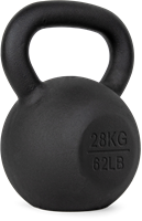 VirtuFit Kettlebell Pro - Kettle Bell - Gietijzer - 28 kg