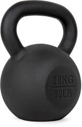 VirtuFit Kettlebell Pro - Kettle Bell - Gietijzer - 28 kg