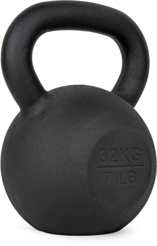 VirtuFit Kettlebell Pro - Kettle Bell - Gietijzer - 32 kg