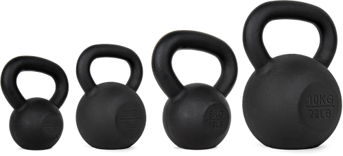 VirtuFit Kettlebell Set Gietijzer 4-6-8-10 kg-2