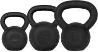 VirtuFit Kettlebell Set Gietijzer 4-6-8 kg