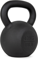 VirtuFit Kettlebell Pro - Kettle Bell - Gietijzer - 40 kg
