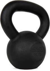 VirtuFit Kettlebell Pro - Kettle Bell - Gietijzer - 4 kg