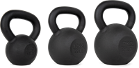 VirtuFit Kettlebell Set Gietijzer 8-10-12 kg-2