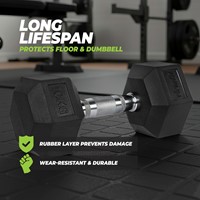 VirtuFit Hexa Dumbbell Pro Set - 2 x 4 kg-3