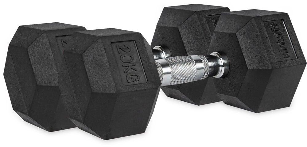 VirtuFit Hexa Dumbell Pro Set - 2 x 20 kg