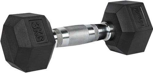 VirtuFit Hexa Dumbbell Pro - 3 kg - Per Stuk