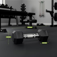 VirtuFit Hexa Dumbbell Pro Set - 2 x 4 kg-2