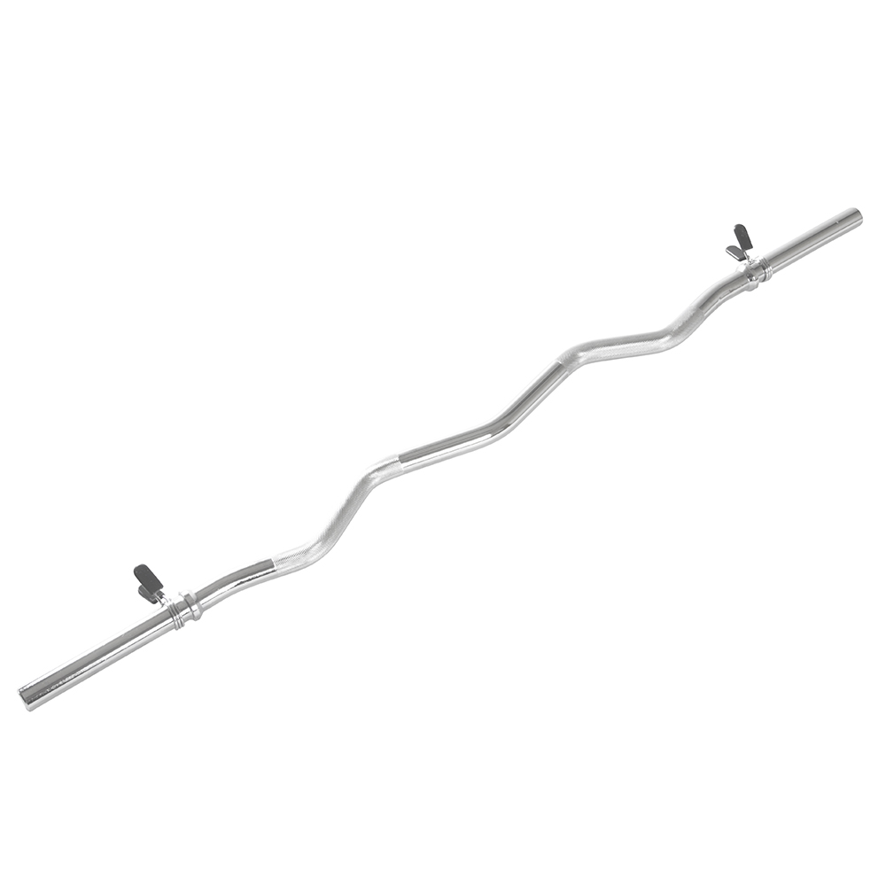 steak Terughoudendheid Inspecteur VirtuFit Curlstang - EZ Halterstang - 120 cm - Veerclip - 30 mm |  Fitnessapparaat.nl