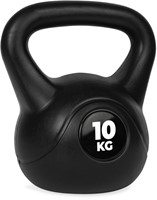 VirtuFit PVC Kettlebell - 10 kg - Zwart-2