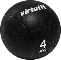 VirtuFit Medicijnbal Pro - Medicine Ball - 4 kg - Rubber - Zwart-2