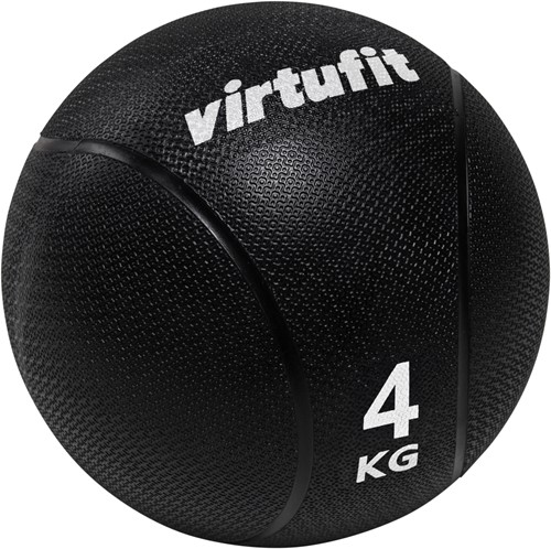 VirtuFit Medicijnbal Pro - Medicine Ball - 4 kg - Rubber - Zwart-2