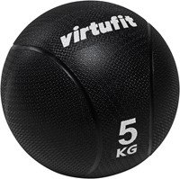 VirtuFit Medicijnbal Pro - Medicine Ball - 5 kg - Rubber - Zwart-2