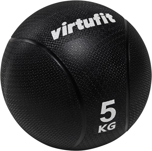 VirtuFit Medicijnbal Pro - Medicine Ball - 5 kg - Rubber - Zwart-2