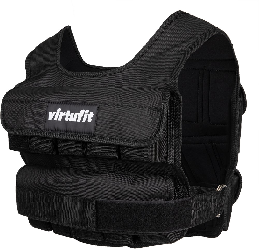 VirtuFit Verstelbaar Gewichtsvest Pro - 10 kg - Zwart - Tweedekans